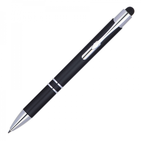 Długopis plastikowy touch pen z podświetlanym logo WORLD